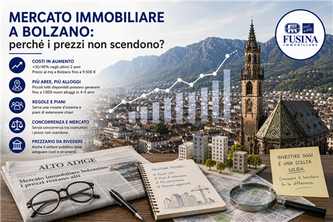 Mercato immobiliare Bolzano 2026: perché i prezzi restano alti e cosa aspettarsi